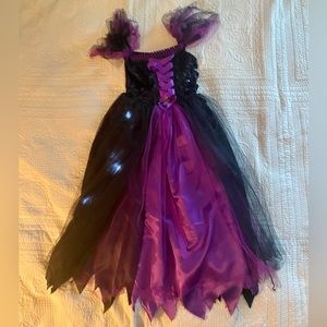 Light Up Kids Witch Costume- Small